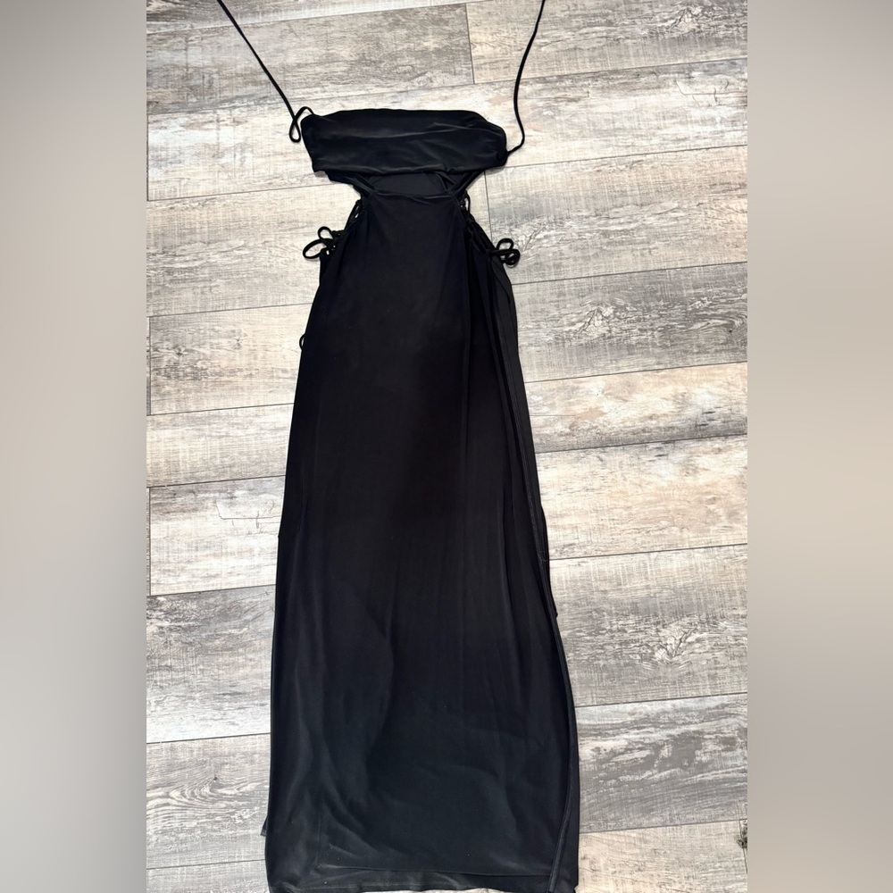 Fashion Nova Black Cutout Maxi Dress - Picture 4 of 4